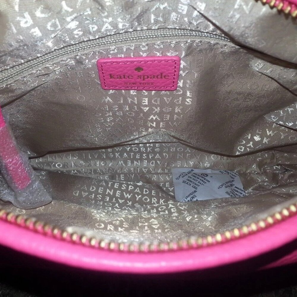 KATE SPADE-Grant Park-Starla-Cabaret Pink Pebbled Leather-AUTHENTIC-NWT - Picture 7 of 8